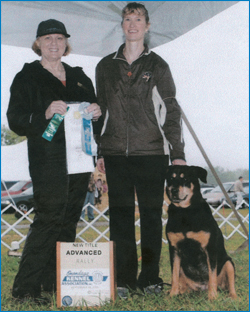 Sue and Honey up for a ribbon.
