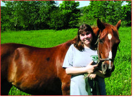Jennifer and Nugget are back to riding five days a week.