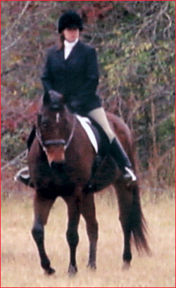 Dawn & Treasured Dash out for a ride.