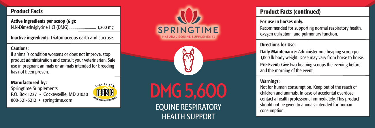 DMG 5600 Label