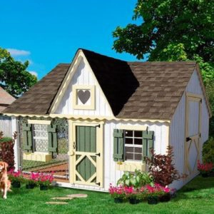Victorian style dog house