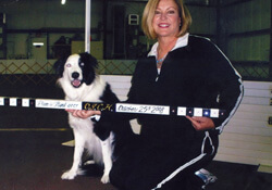 Pamela and Frank after a win!