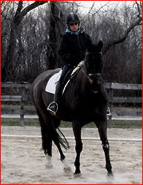 Saniba and Lynn enjoying a brisk winter day.
