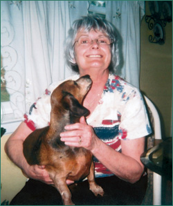 Happy, energetic LuLu and her human, Madelyn.