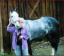 Sandi and Biker enjoying the great outdoors.