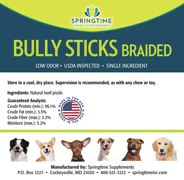 Braided Bully Sticls Label