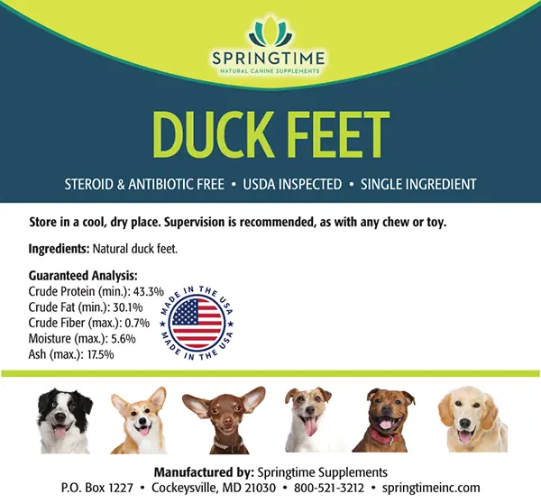Duck Feet Label