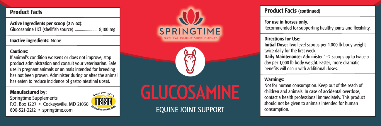 Glucosamine Label