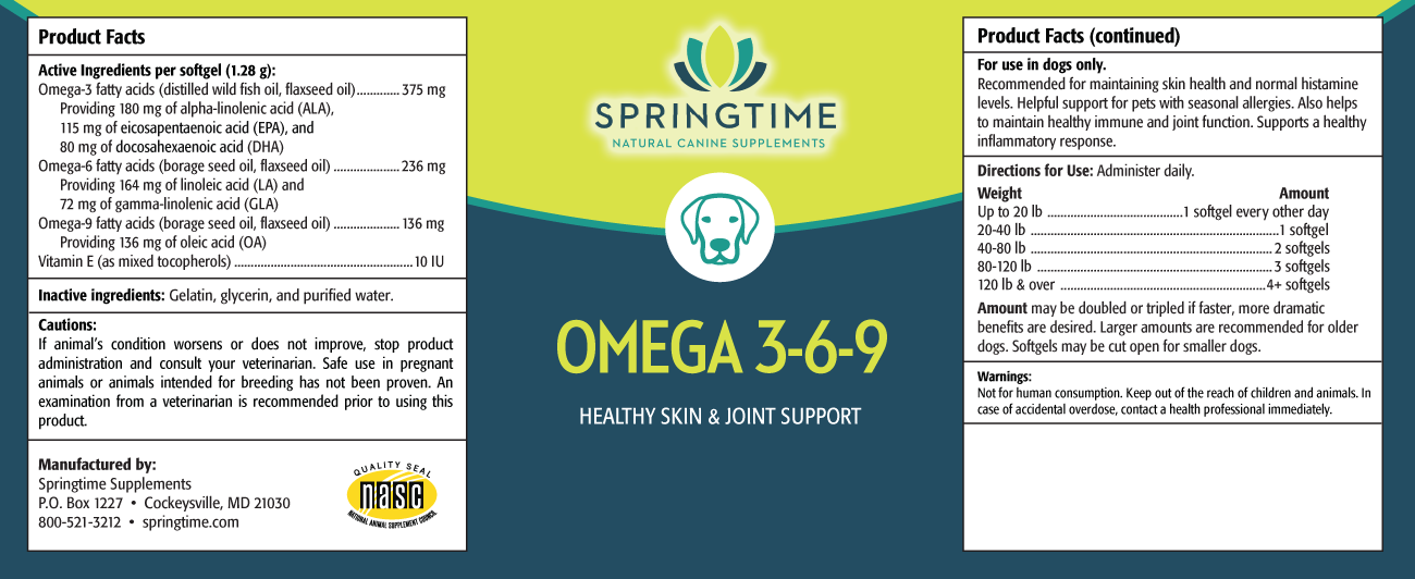 Omega 3-6-9 Label