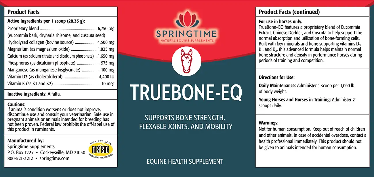 TrueBone-EQ Label