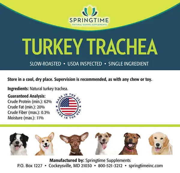 Turkey Trachea Label